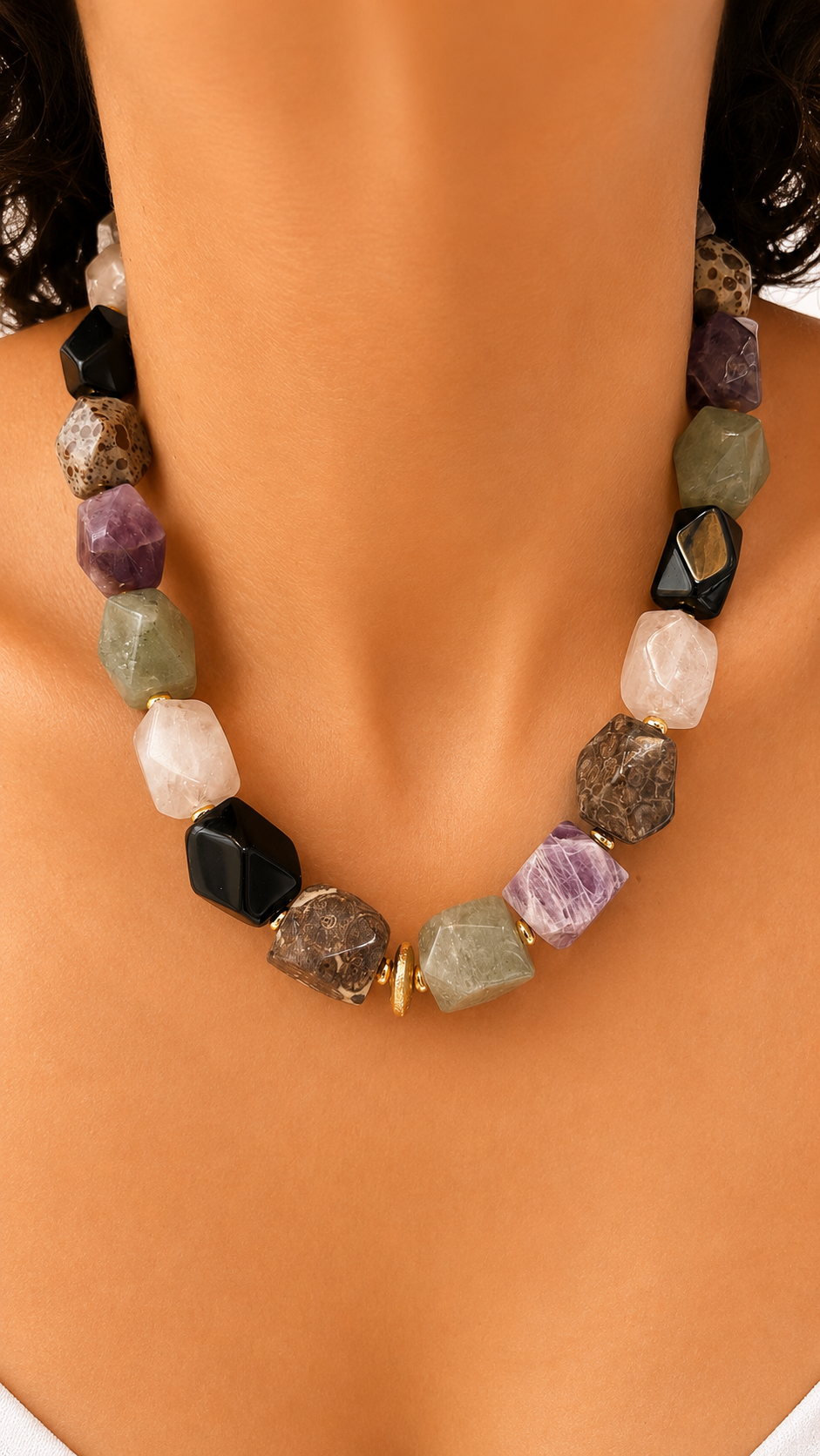 Ilia Mixed Gems Necklace