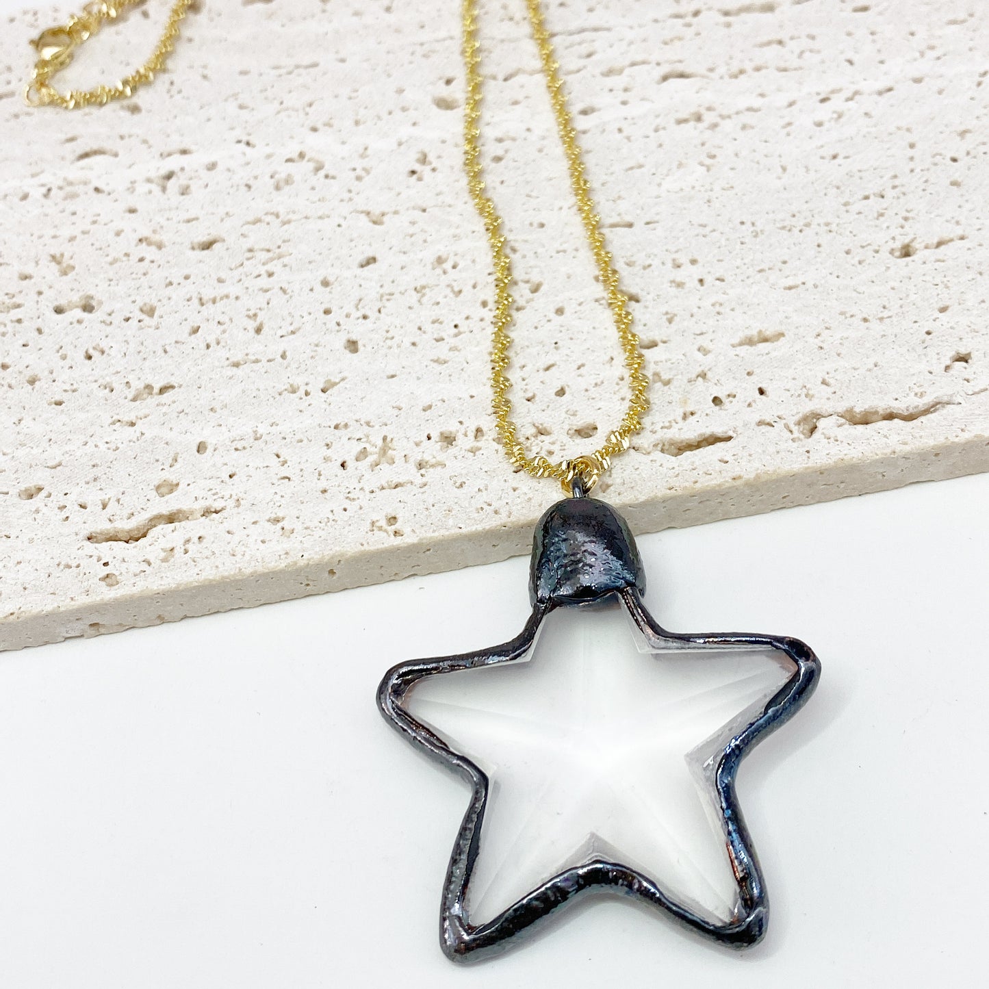 Faceted Star - Black