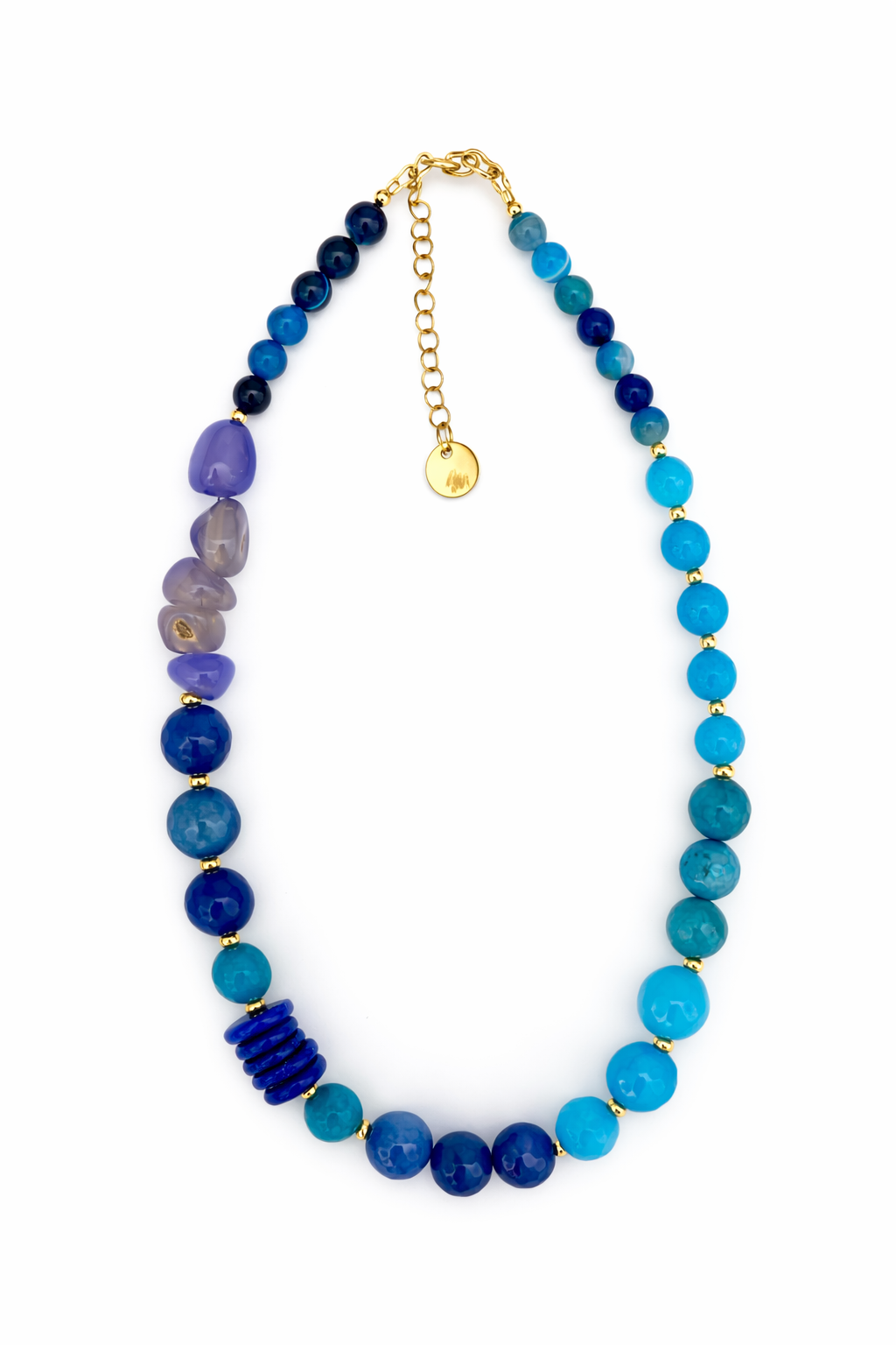 Angie Necklace - Blues