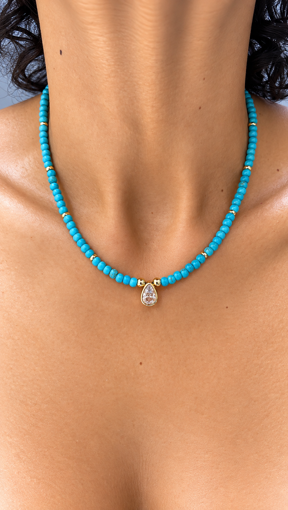 The Bezel Edit - Turquoise Howlite