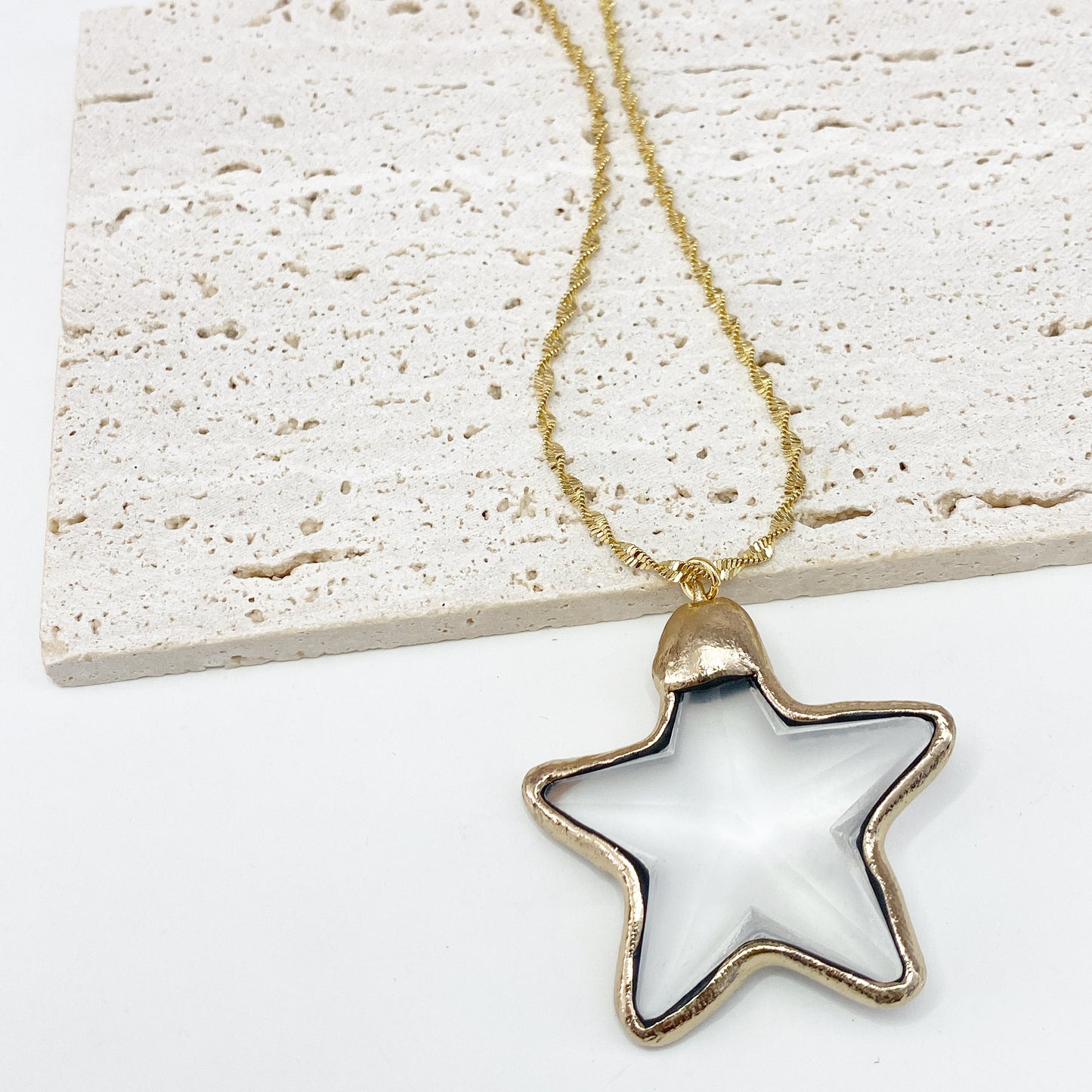 Faceted Star - Gold