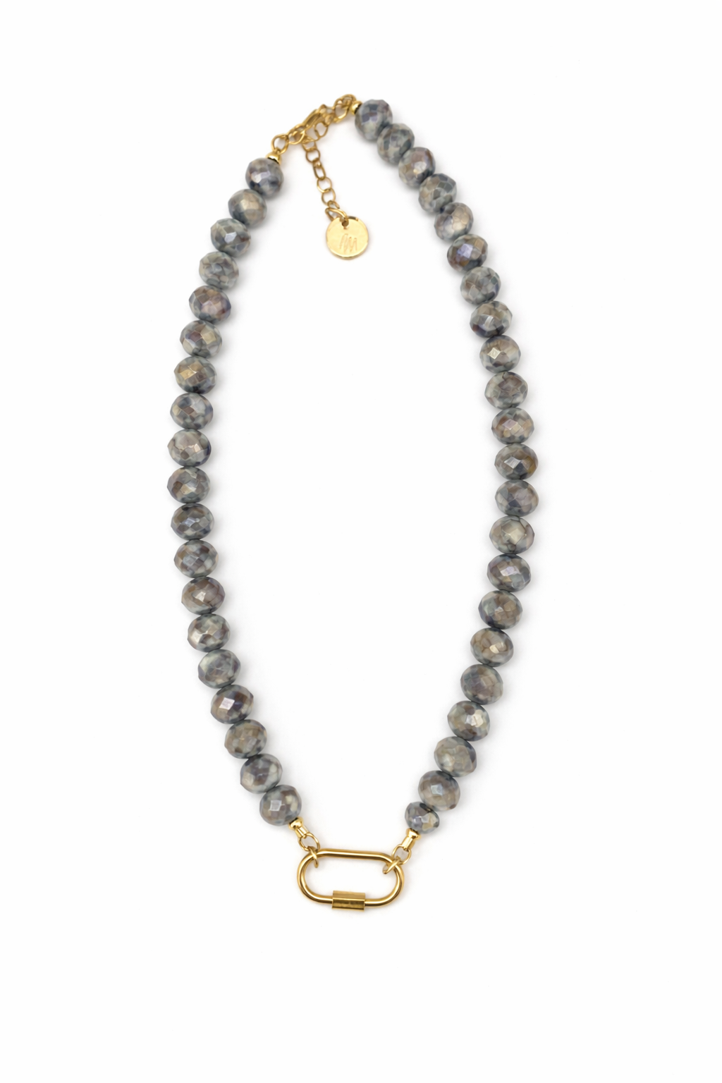 Add a Pendant Crystal Necklace - 5 Colors to Choose From