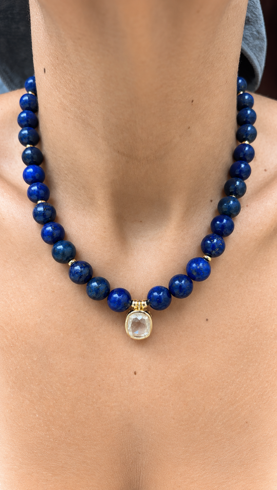 Lápiz Lazuli Bezel -10mm