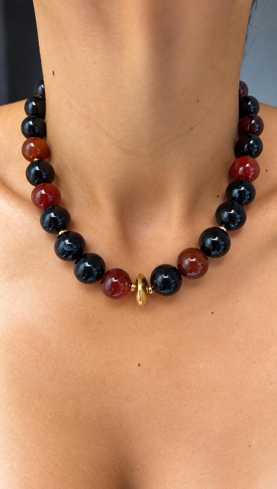 Fall Agate Necklace