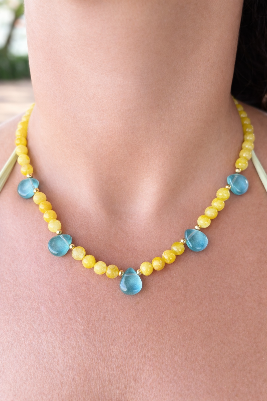 Sunny Day Jade Necklace