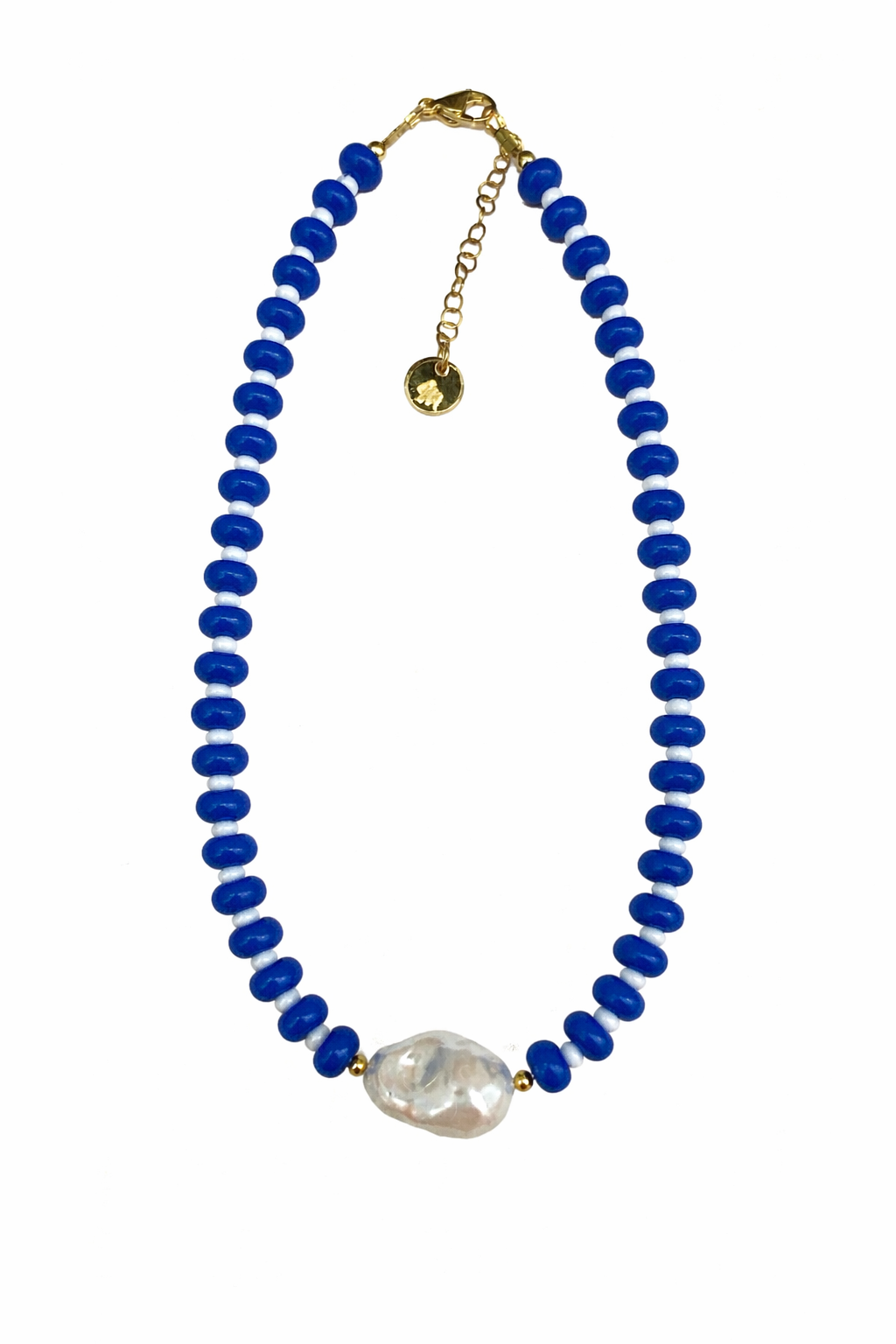 Blue Pearl Necklace