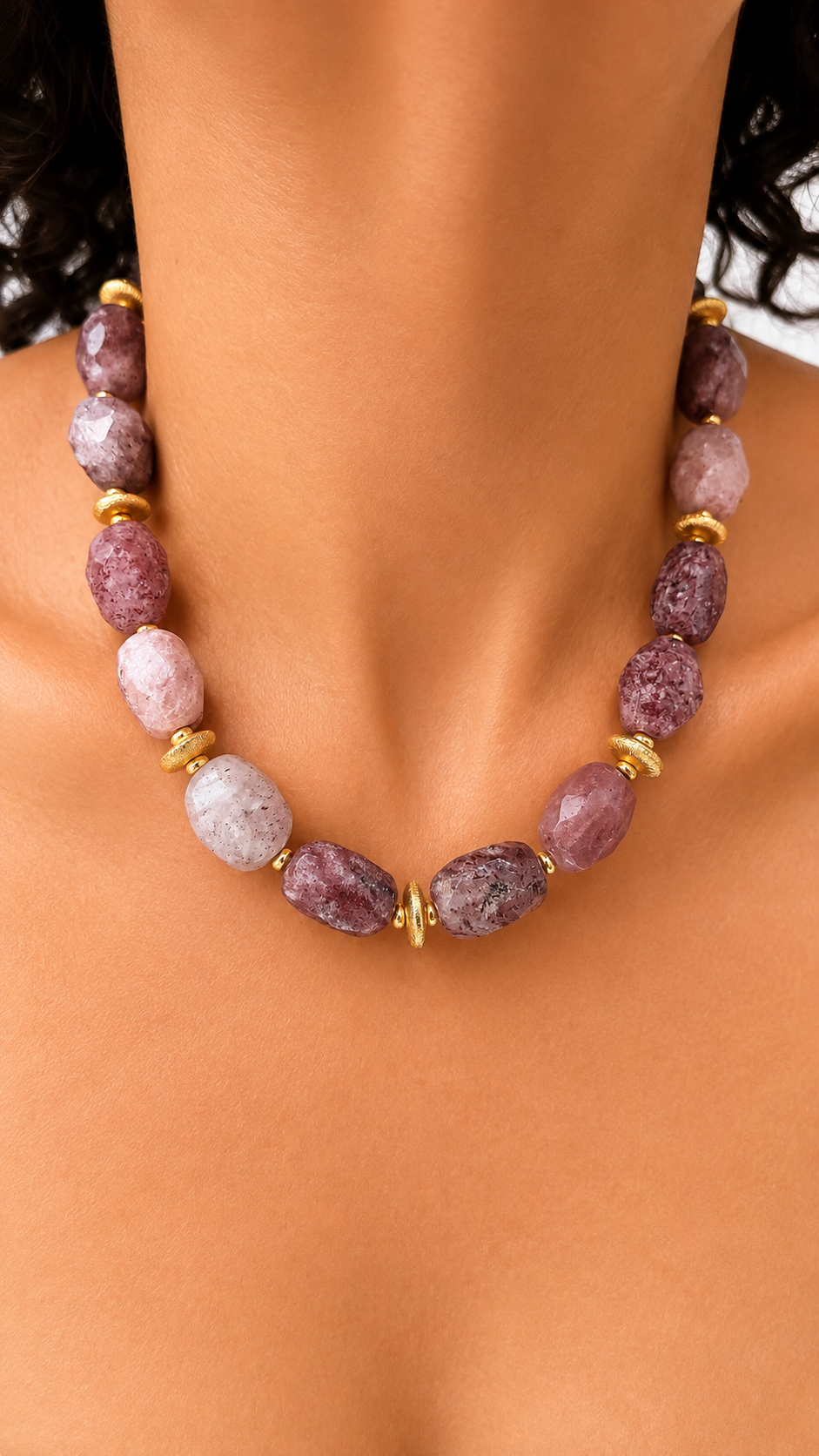 Strawberry Quartz Necklace