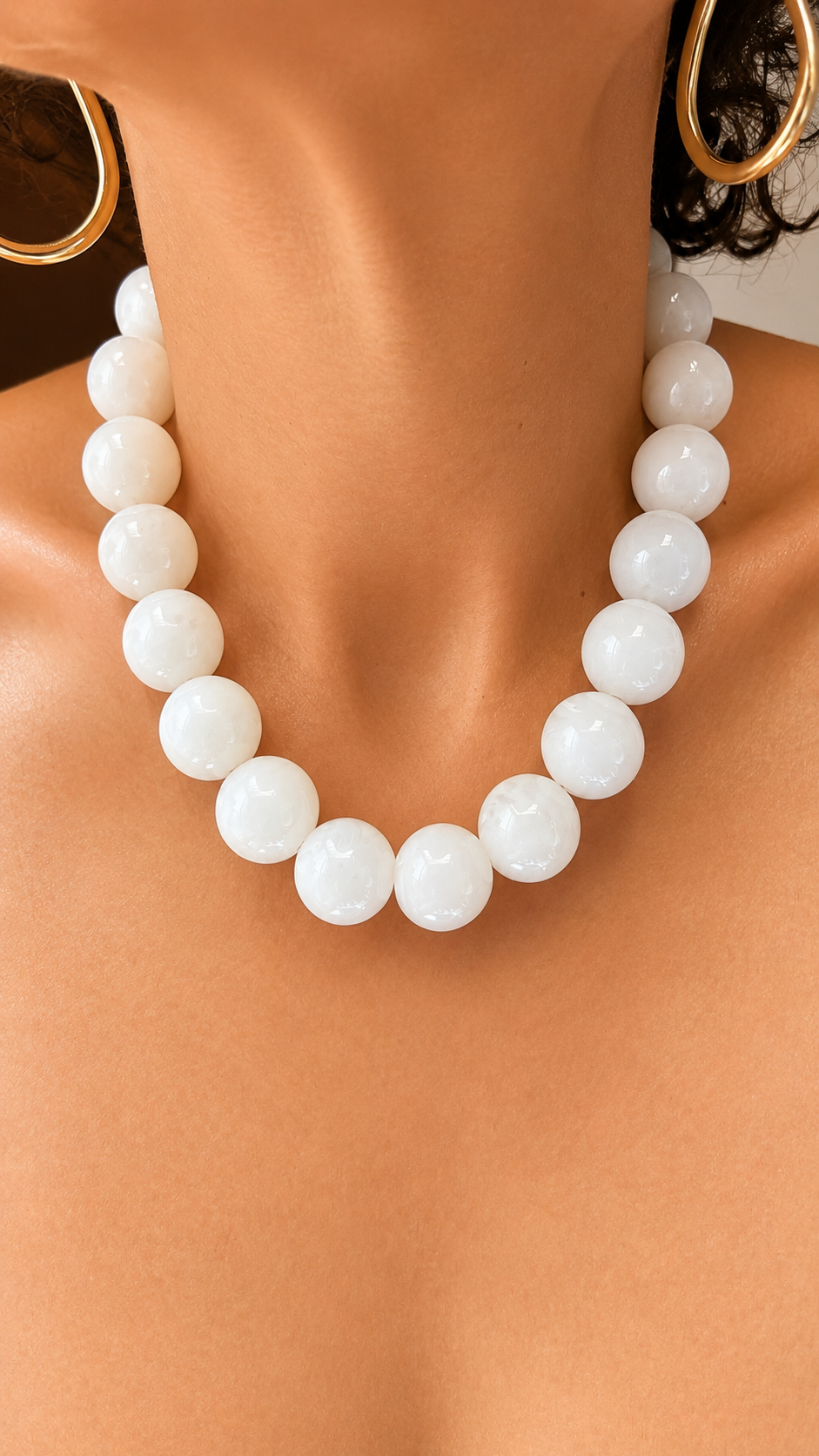 Gum Ball Necklace -20mm- Clouds