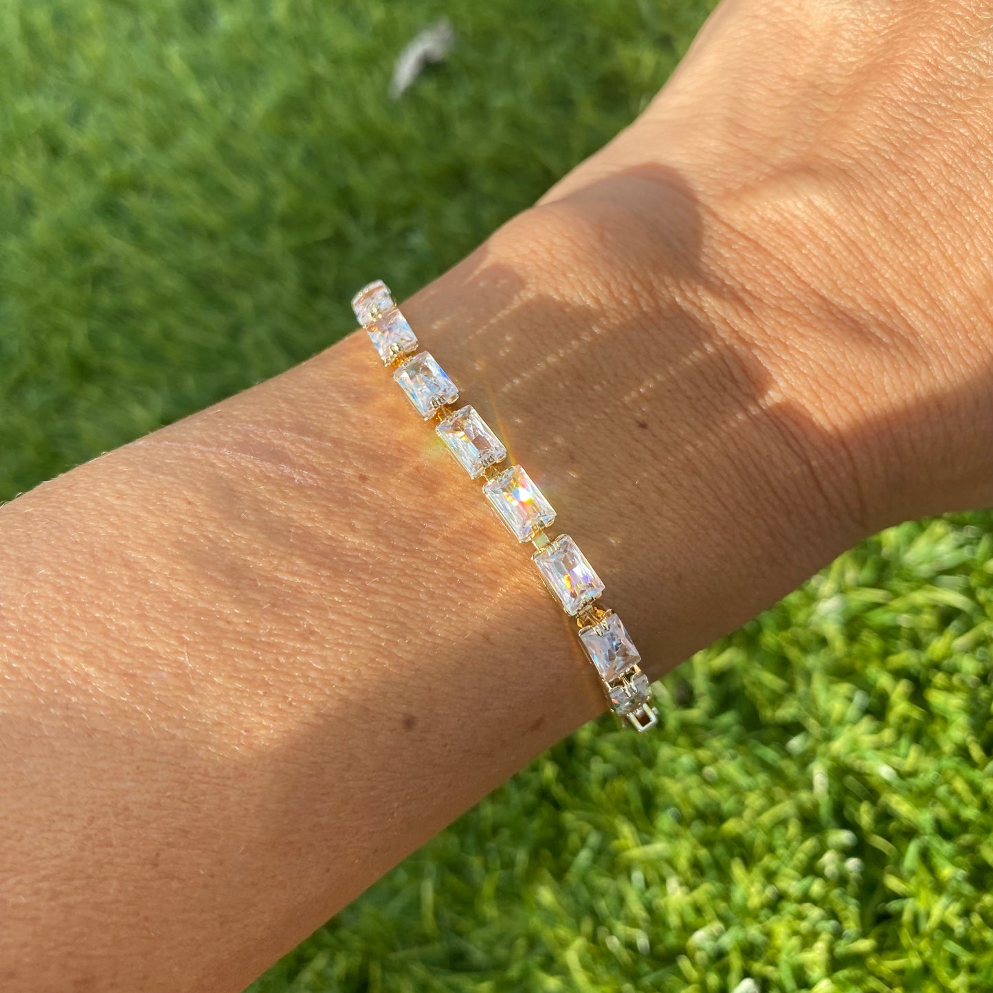 Rectangles Tennis Bracelet