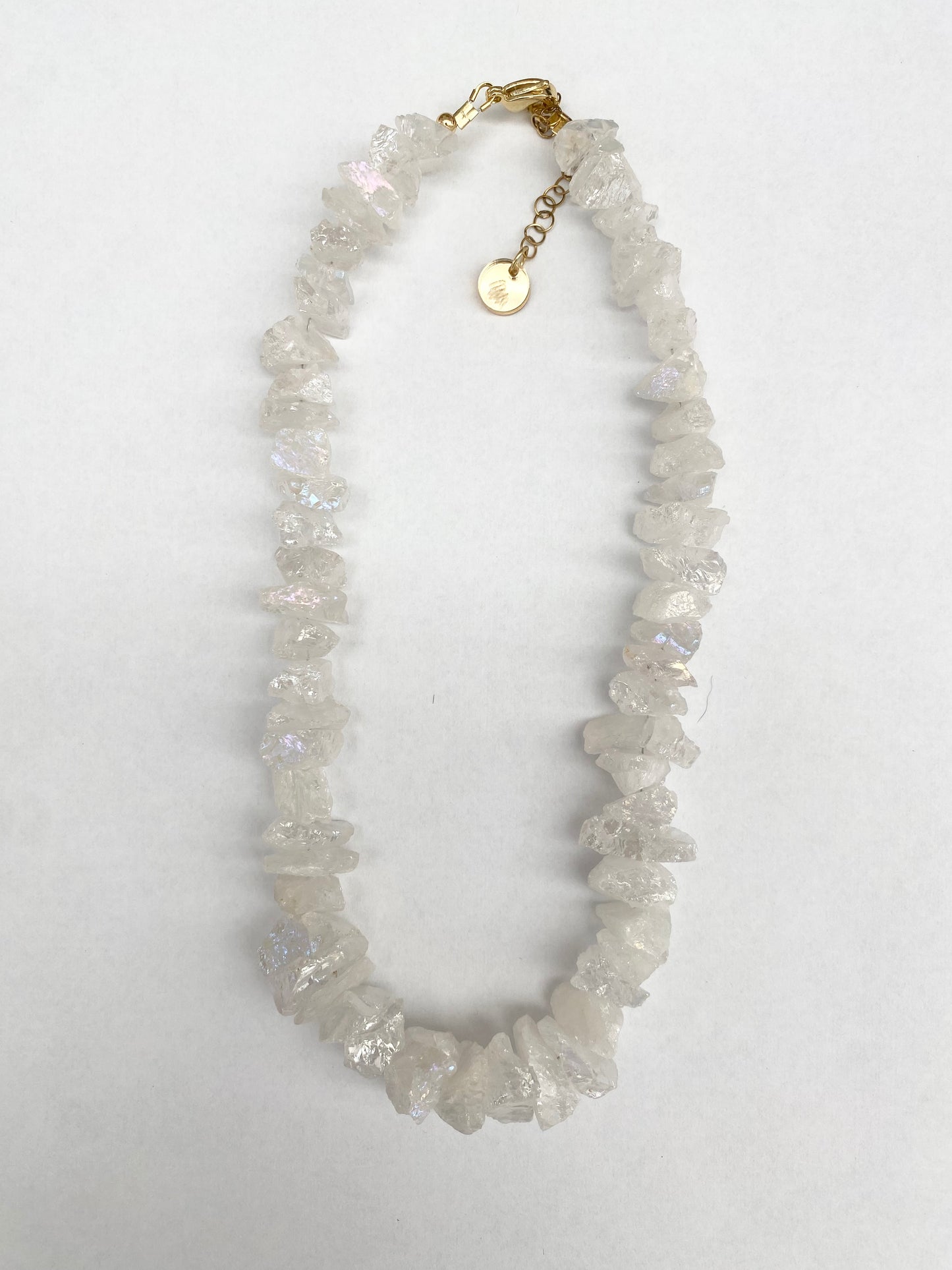 Crystal Quartz Necklace - Snow