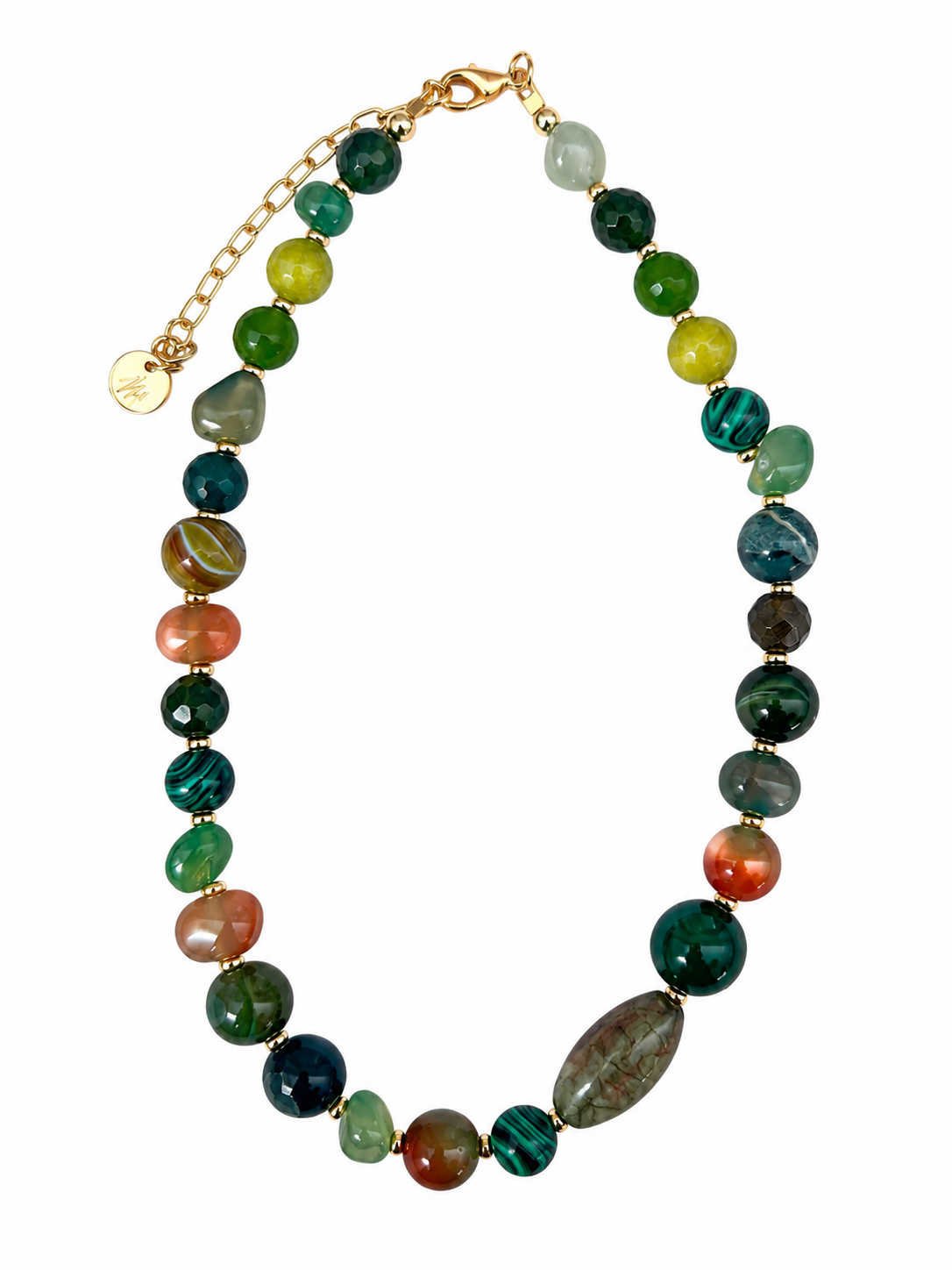 Amalgama Necklace - Greens