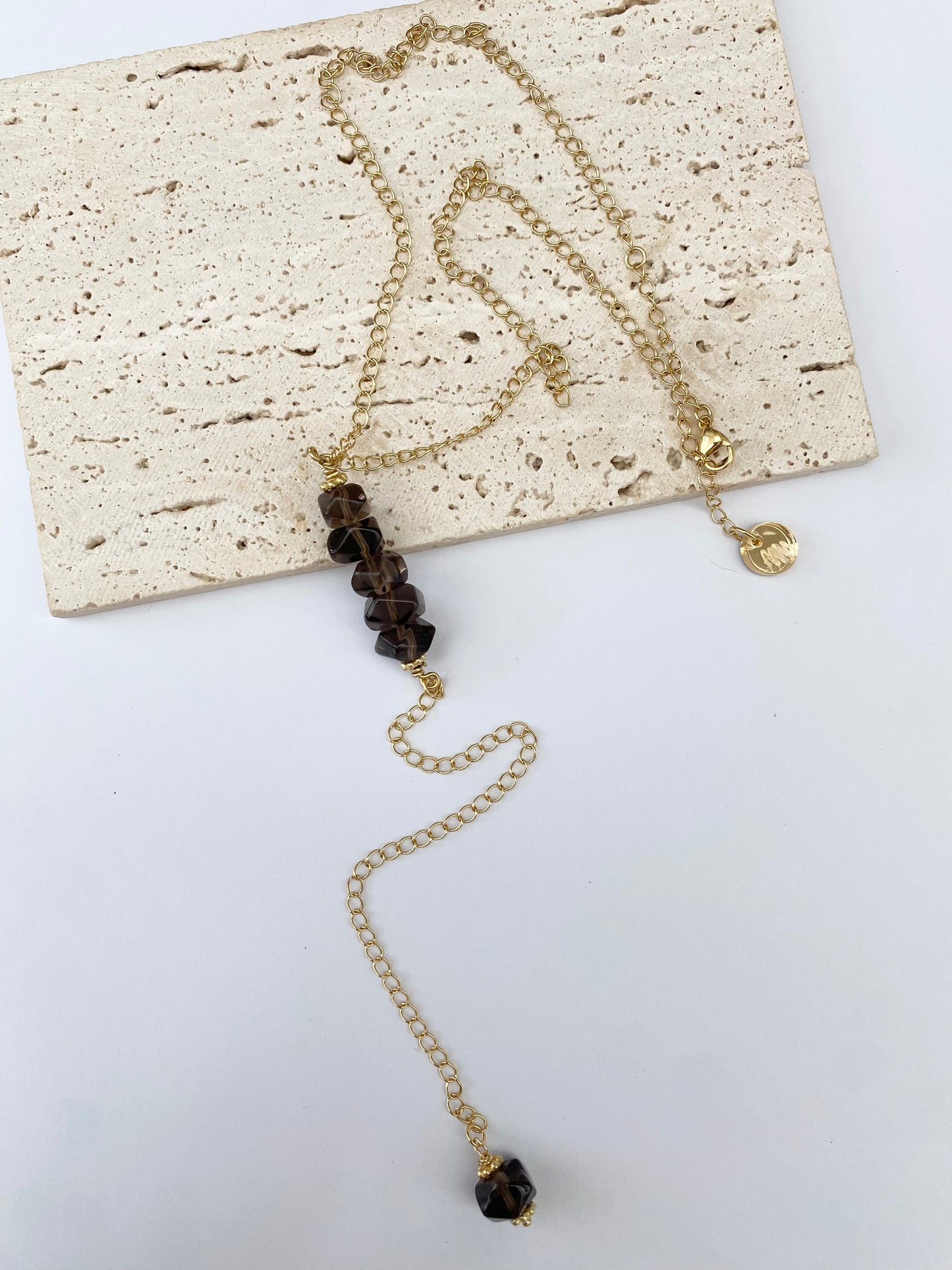 Smokey Quartz Lariat