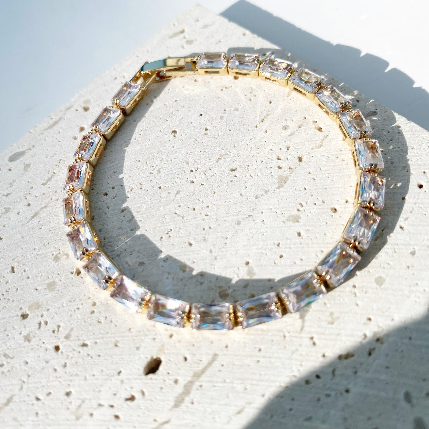 Rectangles Tennis Bracelet