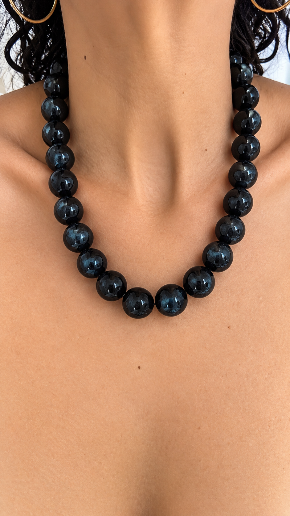 The Essentials - Black Cat’s Eye Necklace