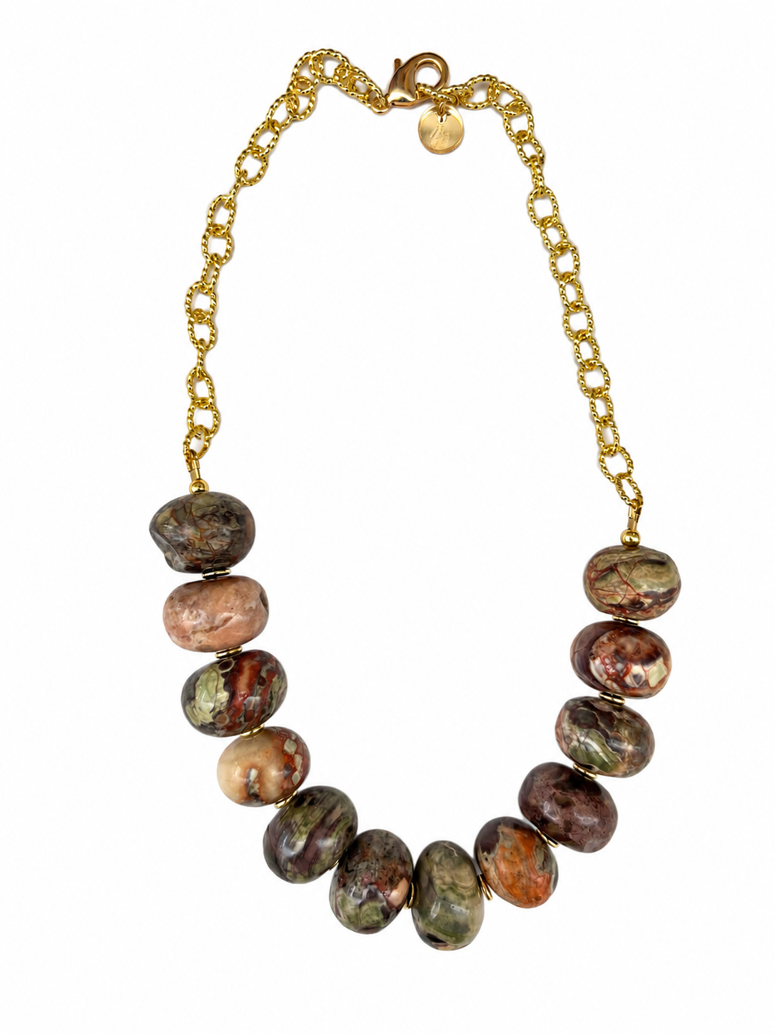 Rondelle Jasper Necklace