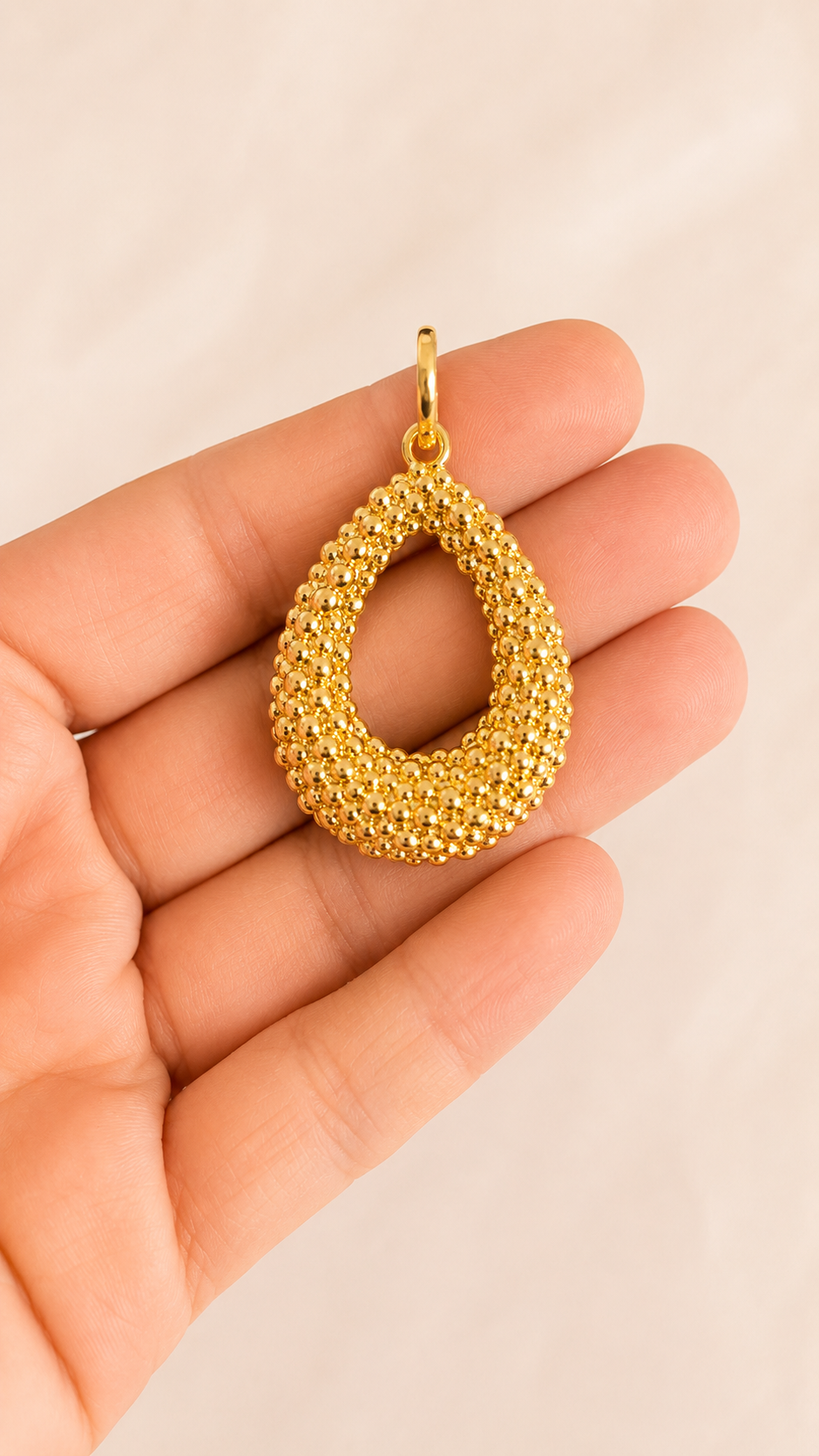 Dotted Drop Pendant