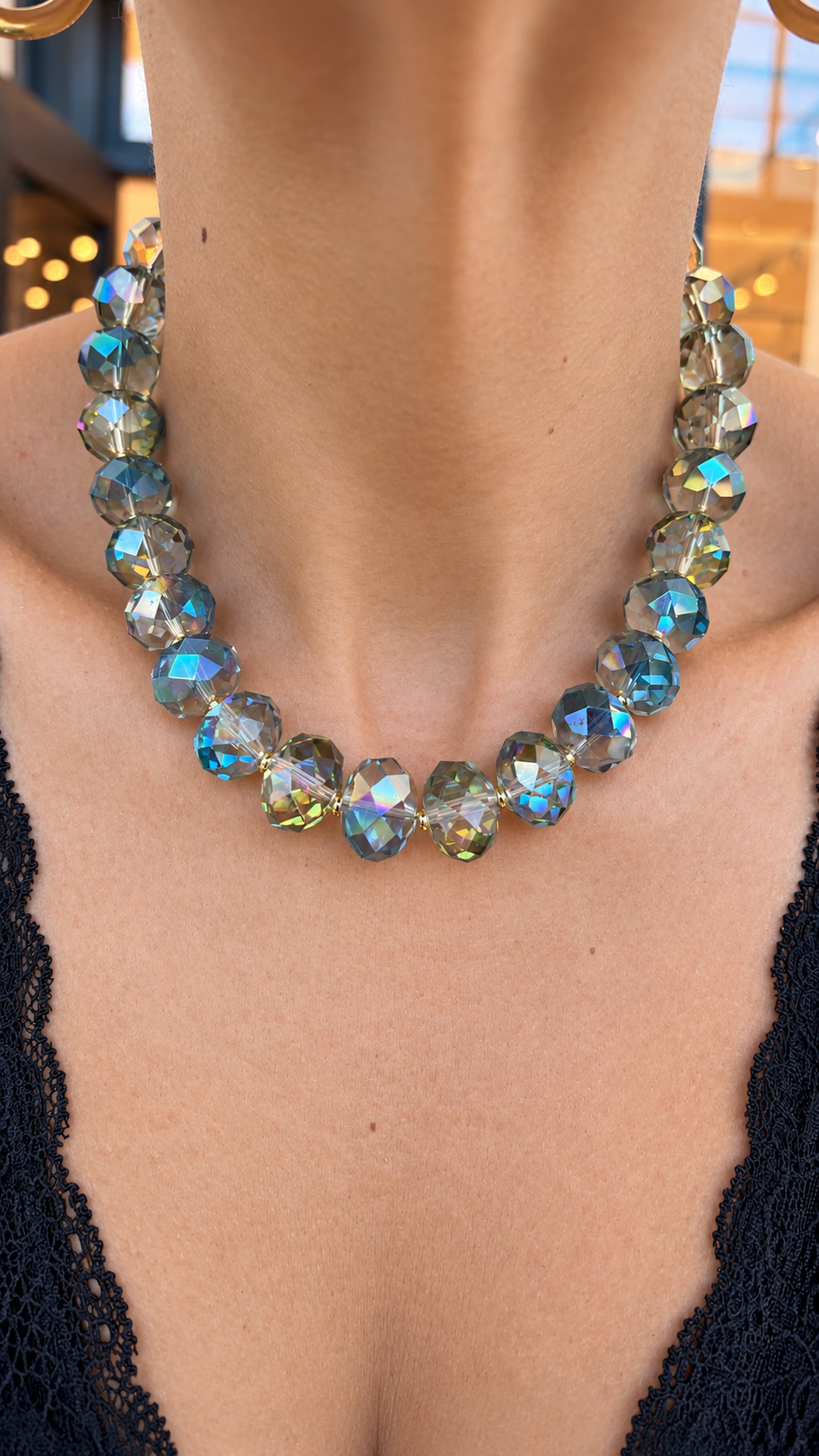 Holidays 2026 - Faceted Rondelle Midnight