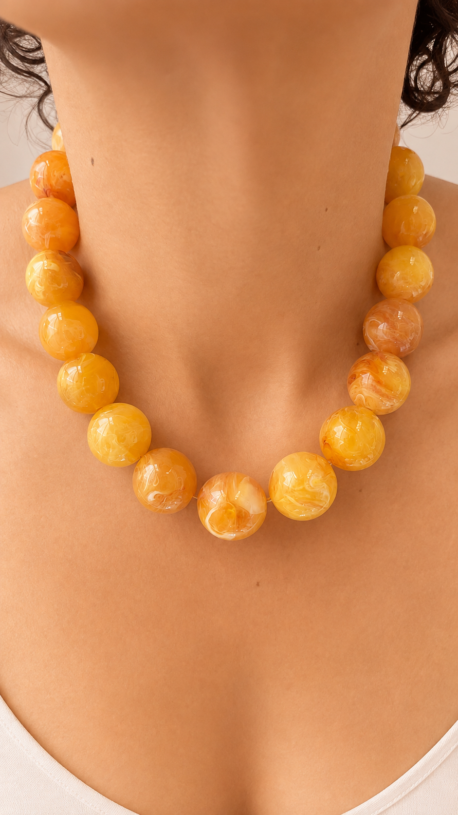 Gumball Necklaces -20mm- Ámbar