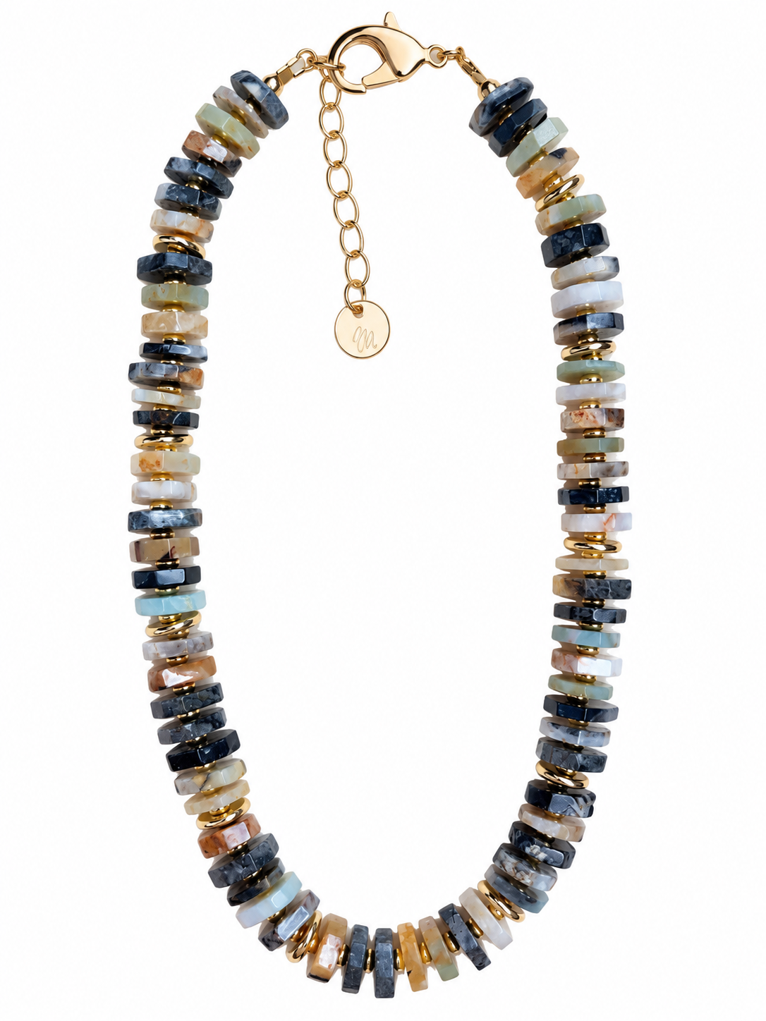 Amazonite Rondelle Necklace