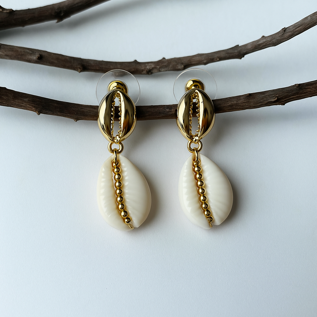 Palmas - Concha Earrings