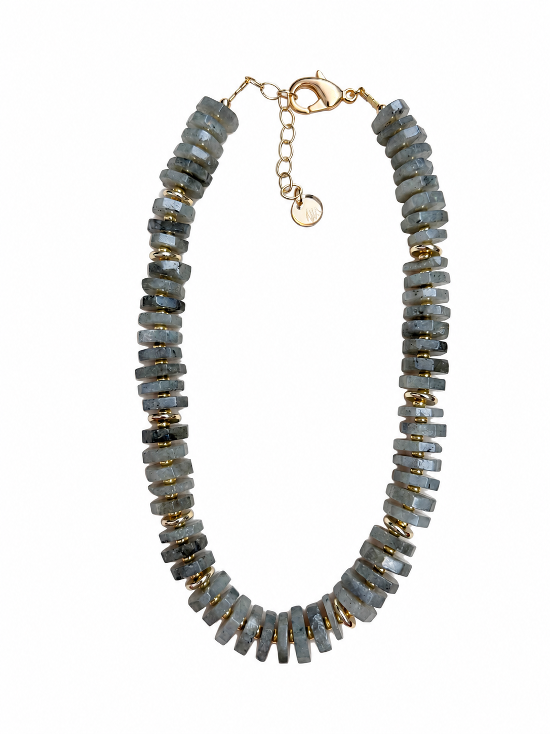 Labradorite Rondelle Necklace