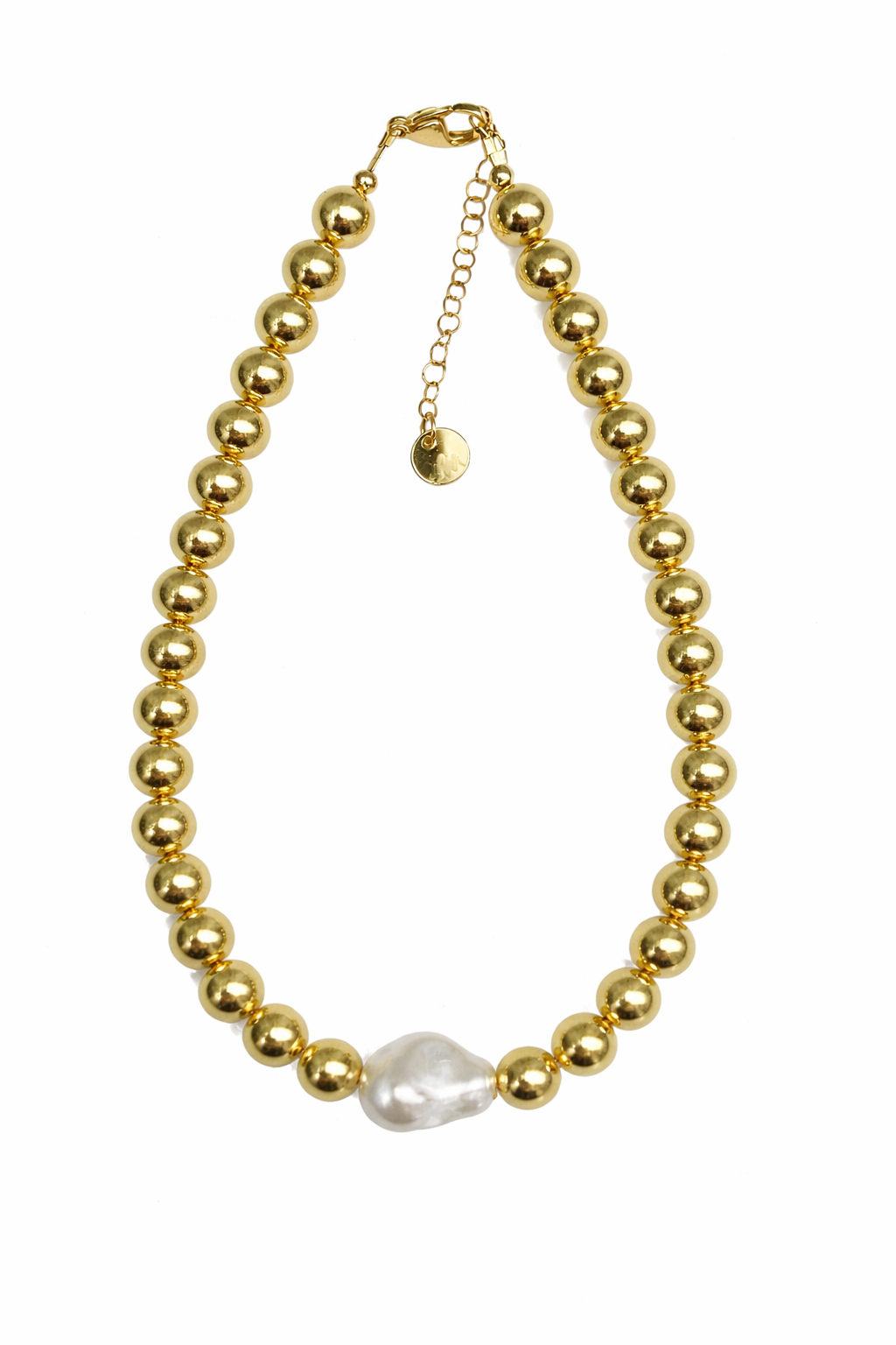 Single Pearl Choker Necklace