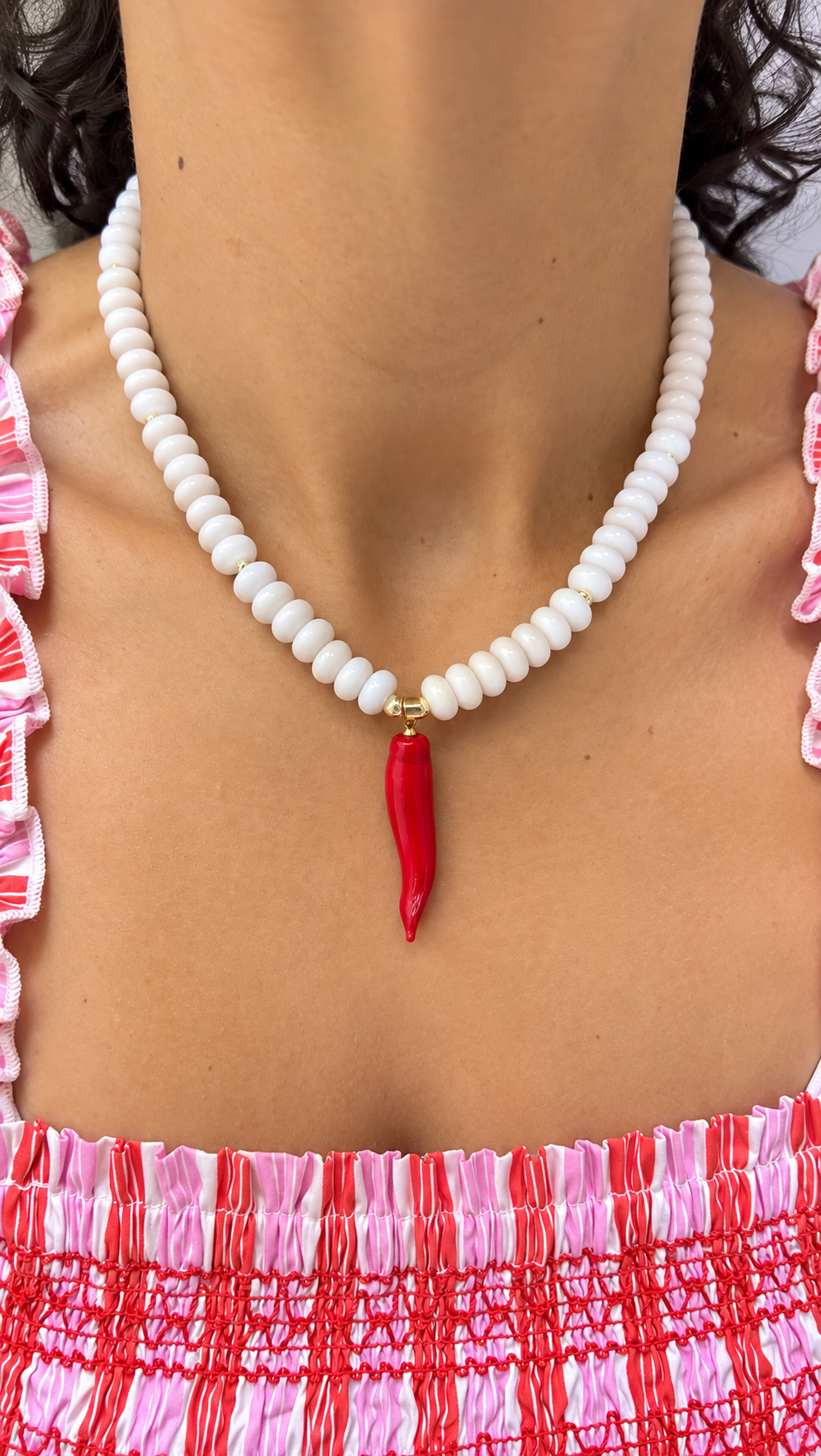 Cornicello Beaded Necklace