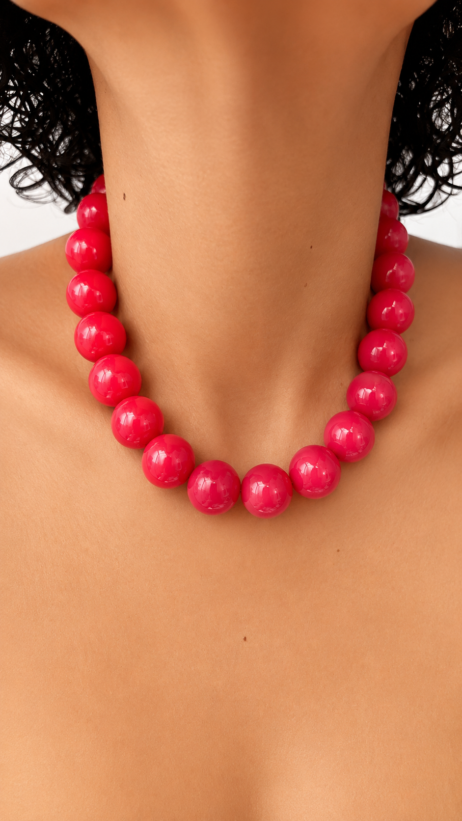 Bubblegum Necklace - Red