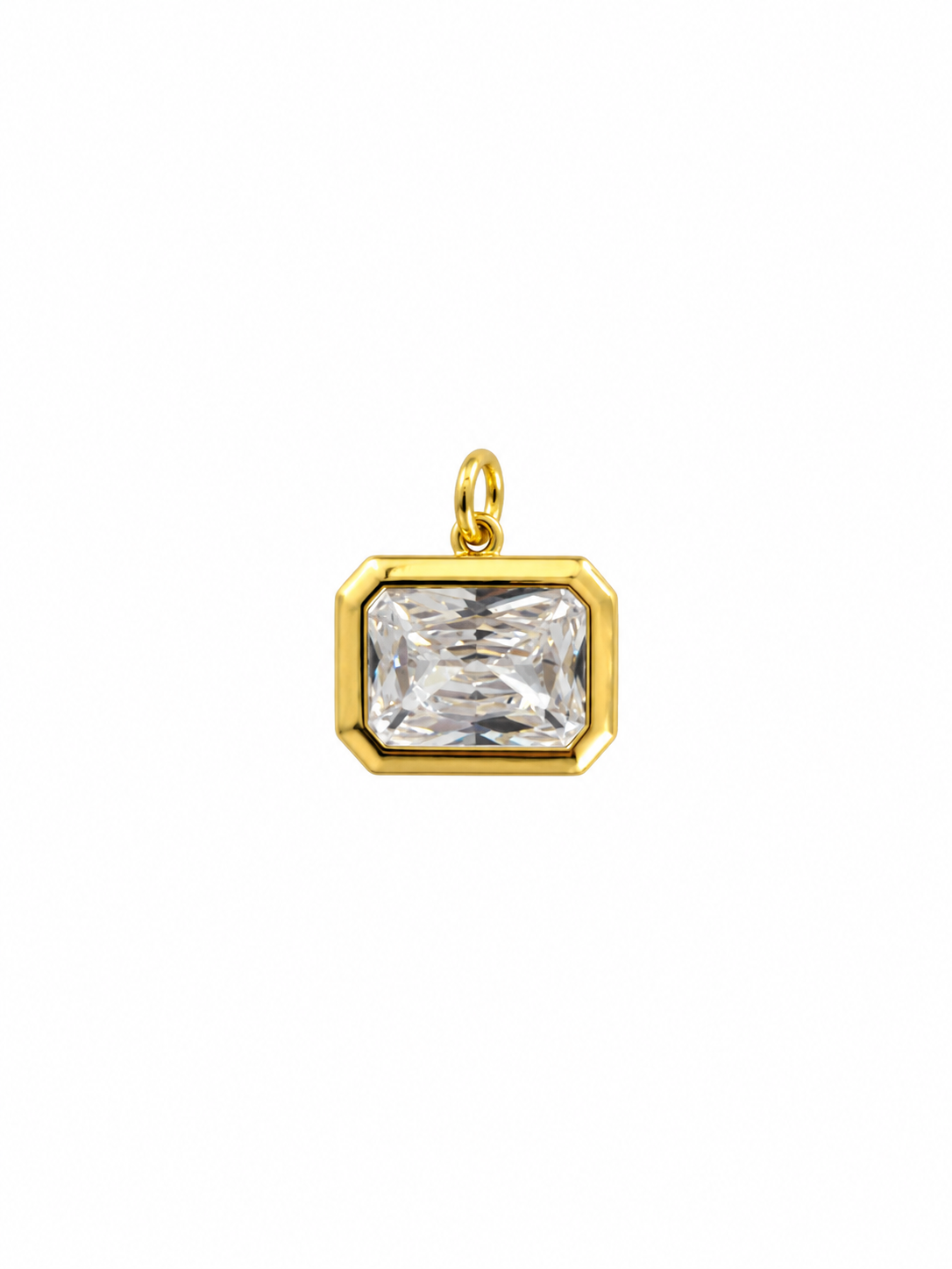 Rectangle Bezel Charm