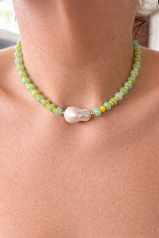 Lemonade Pearl Necklace