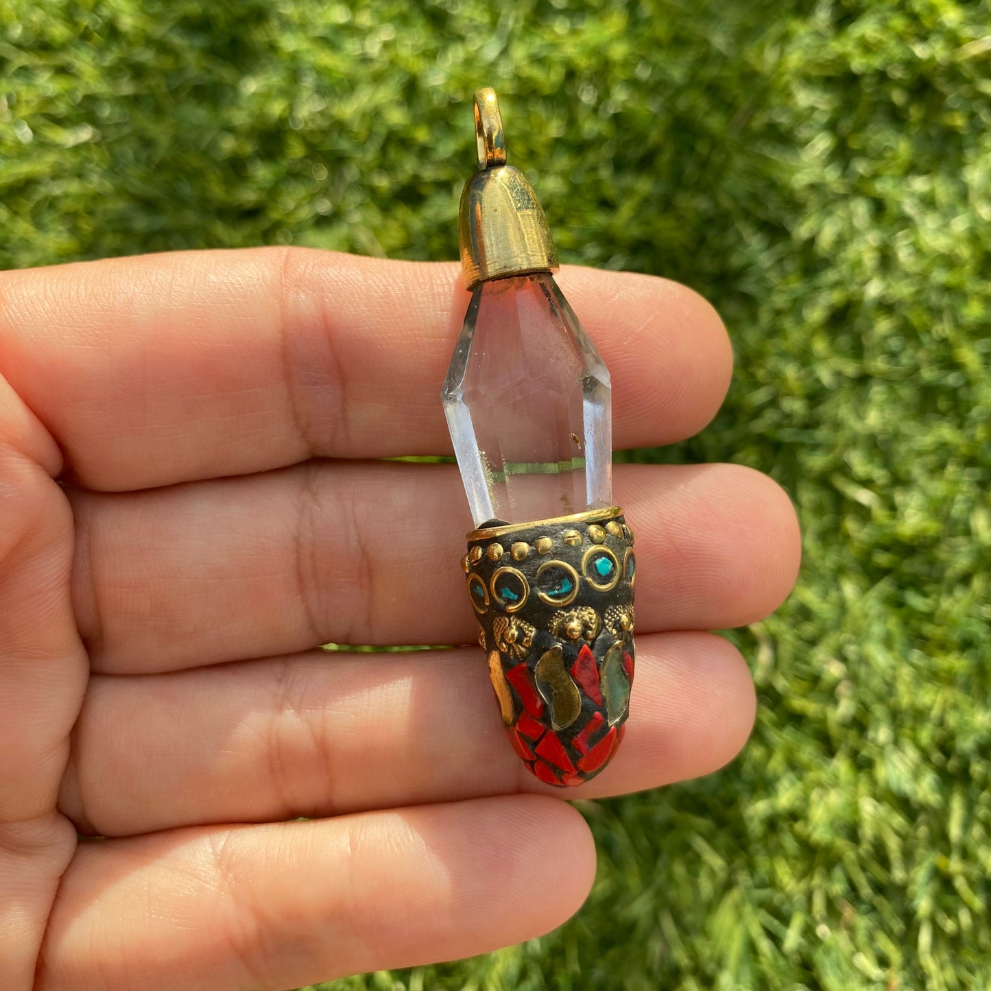 Tibetan Pendulum Drop Pendant