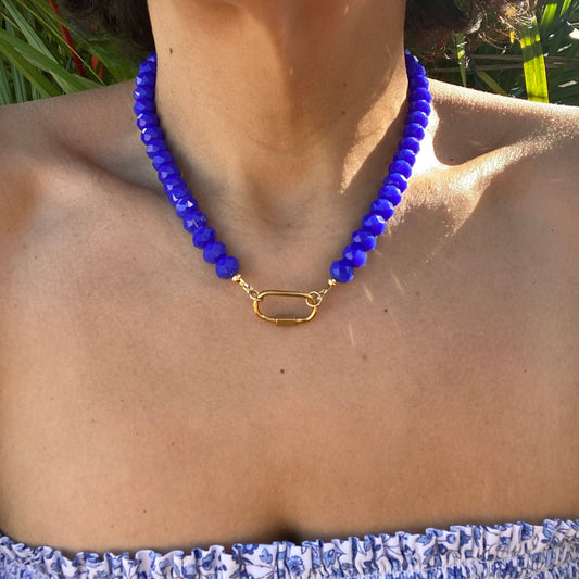 Add a Pendant Crystal Necklace - 5 Colors to Choose From