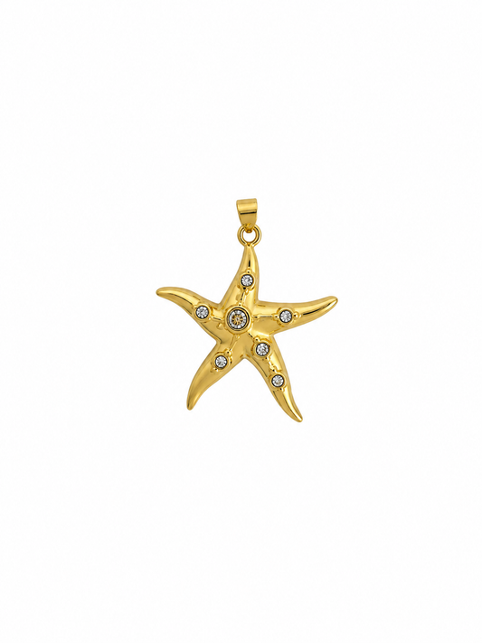 Sparkle Starfish Charm