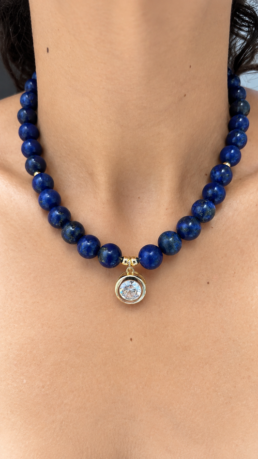 Lápiz Lazuli Bezel -10mm