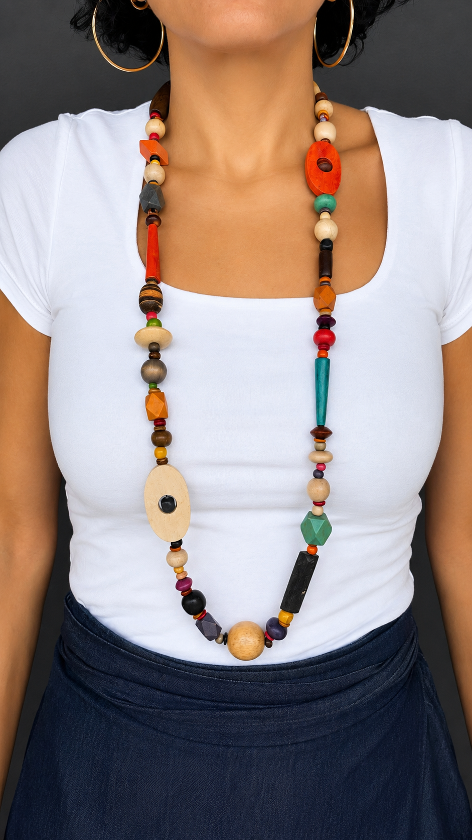 Punta Cana Wood Necklaces