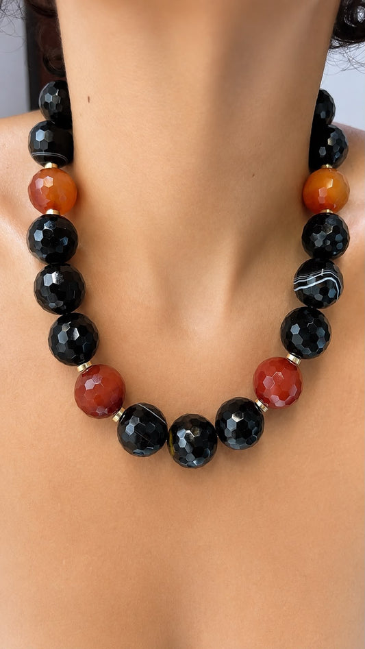 Fall is Coming Agate Necklace