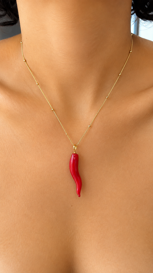 Red Cornicello - Short Chain