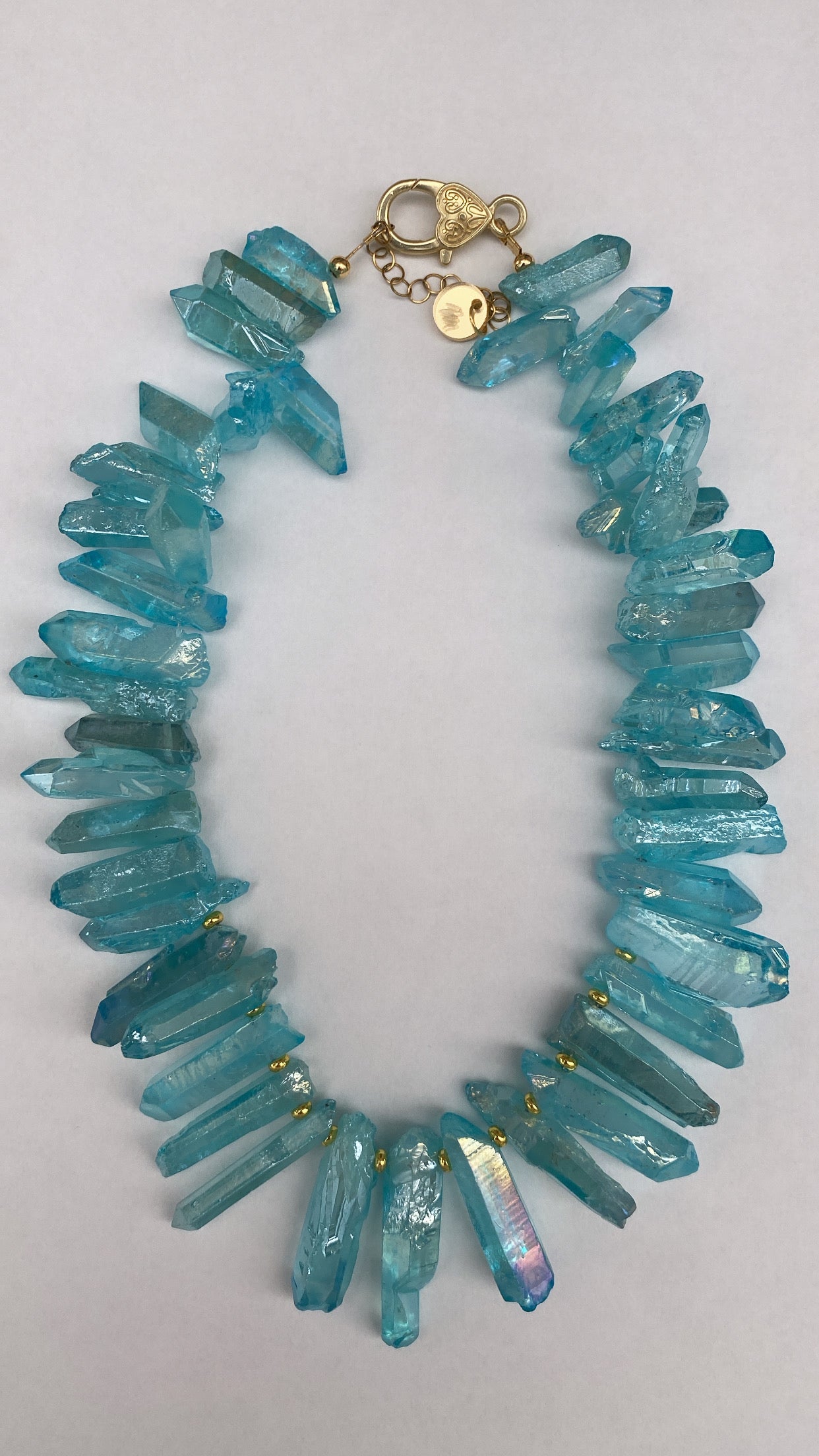 Crystal Quartz Necklace - Frozen