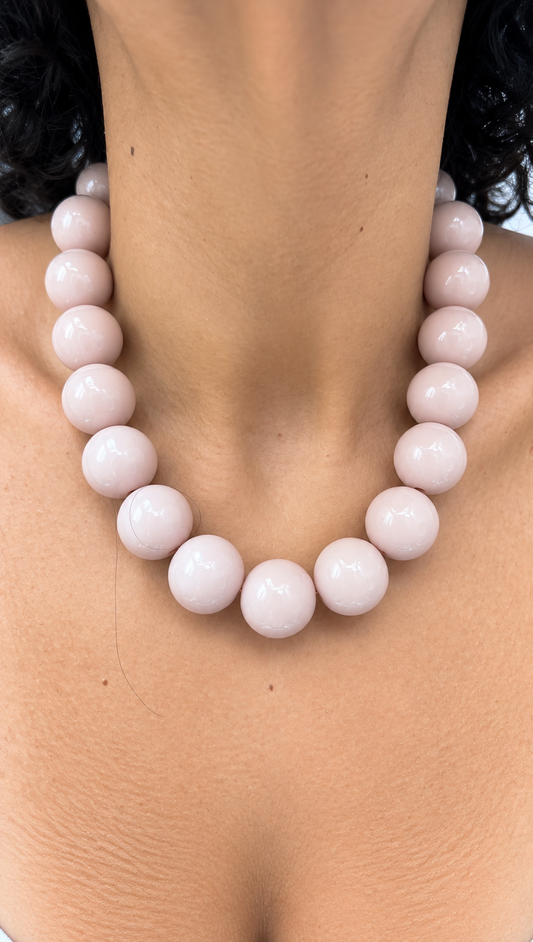 Gumball Necklaces - 20mm Vintage Rosa