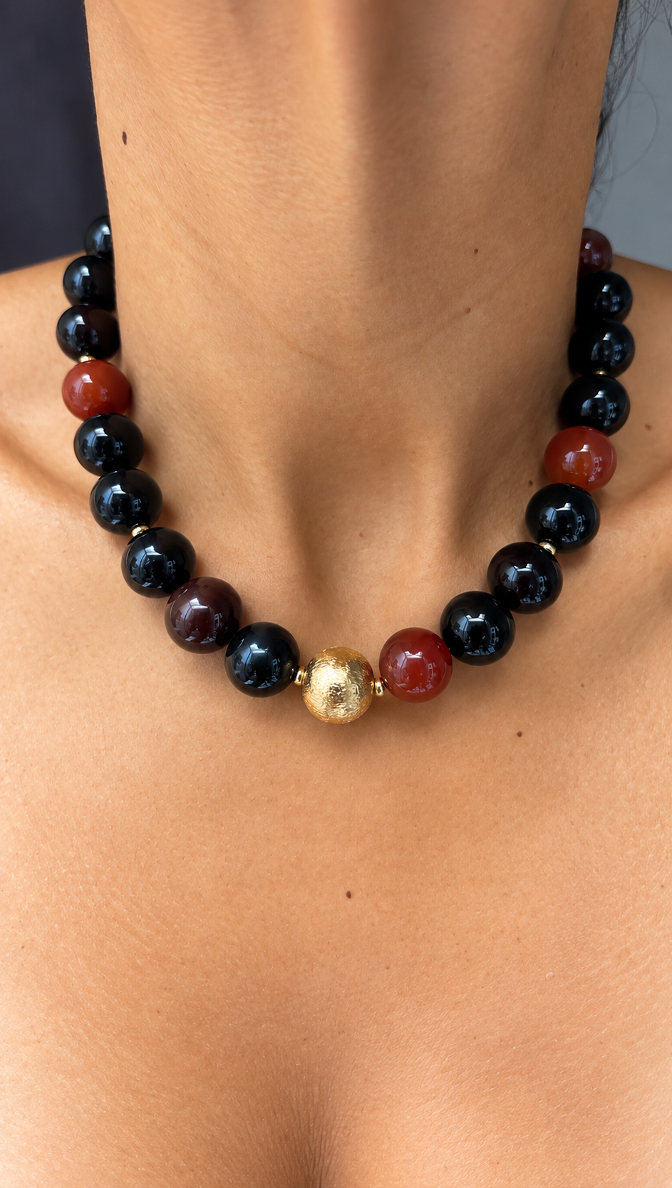 Fall Agate Necklace