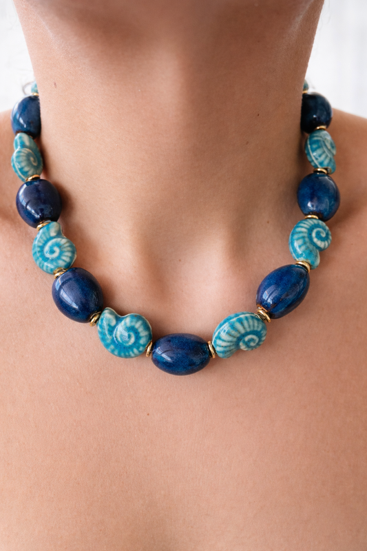 Mar Adentro Necklace - Azul