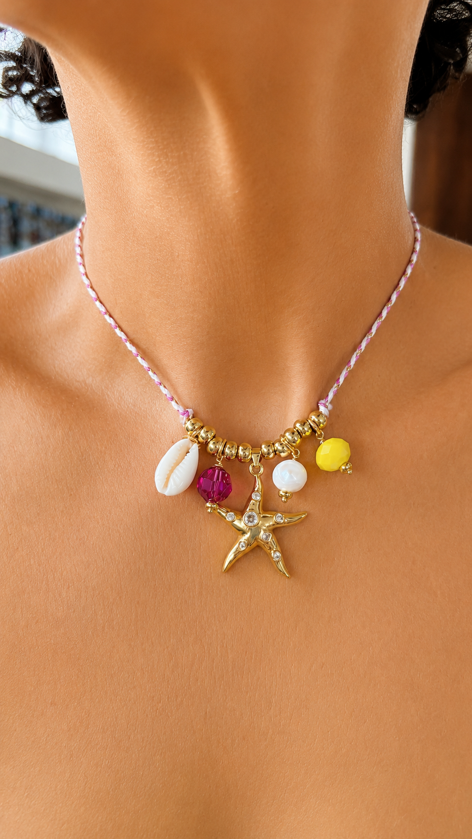 Caribe Tropical - Pink Cord - 2 Styles to Choose