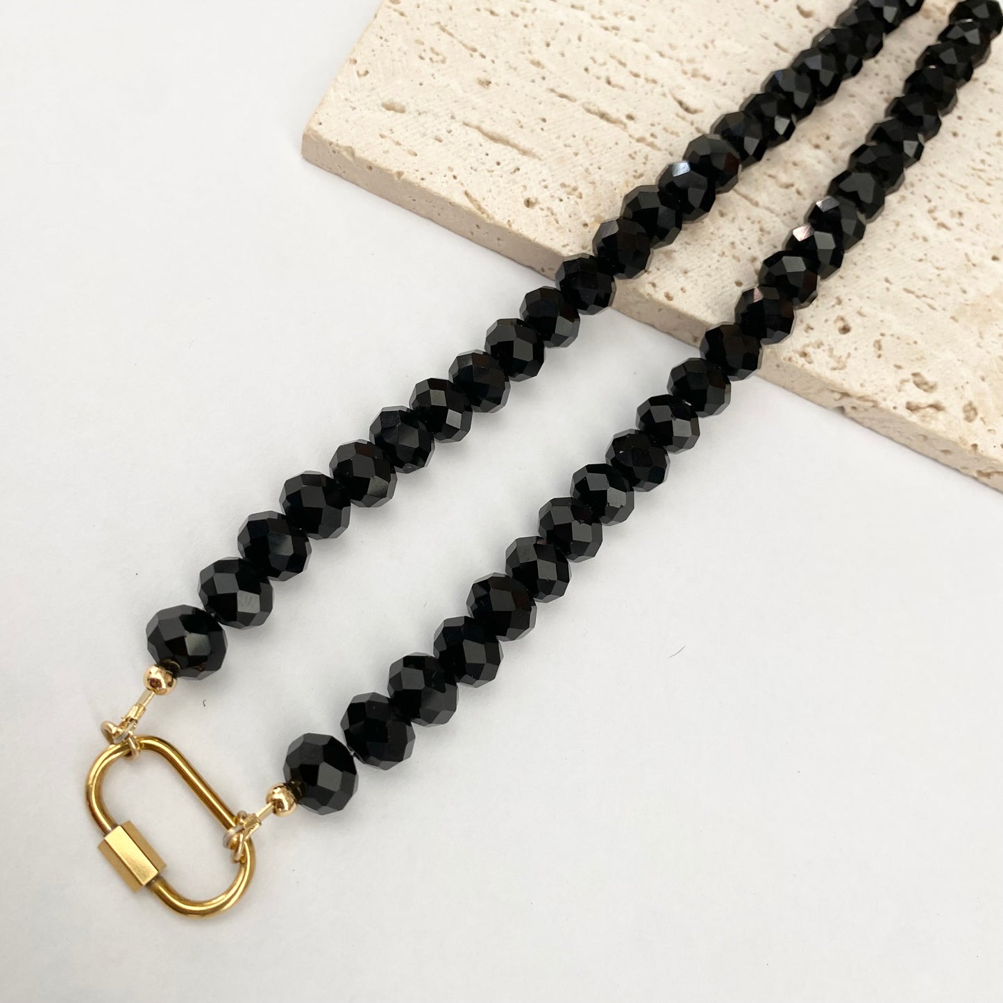 Add a Pendant Crystal Necklace - 5 Colors to Choose From