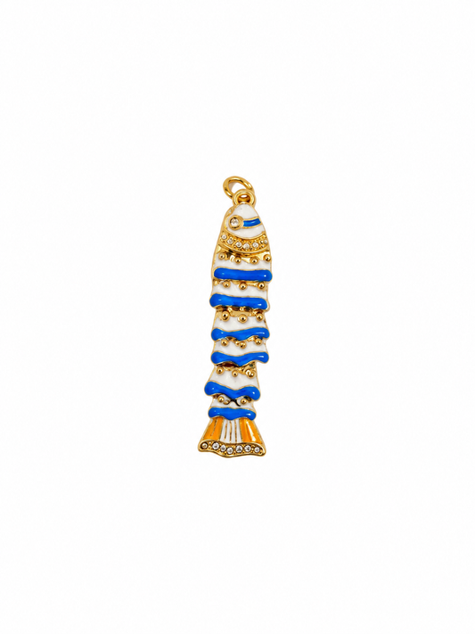 Cloisonné Small Fish Charm