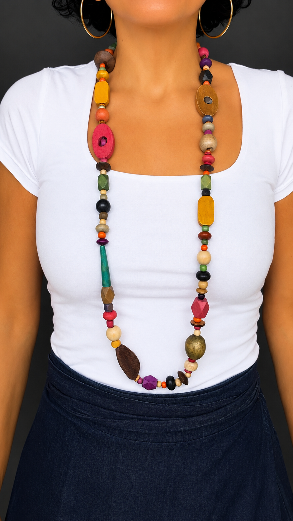 Punta Cana Wood Necklaces