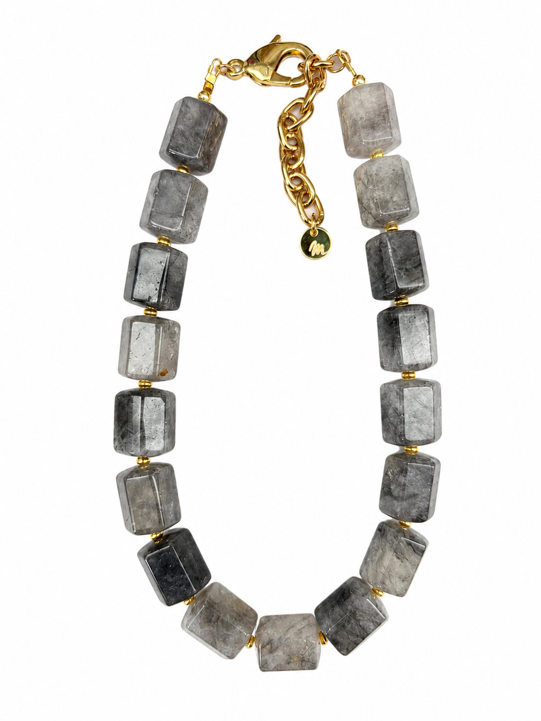 Tourmalinated Quartz Necklace