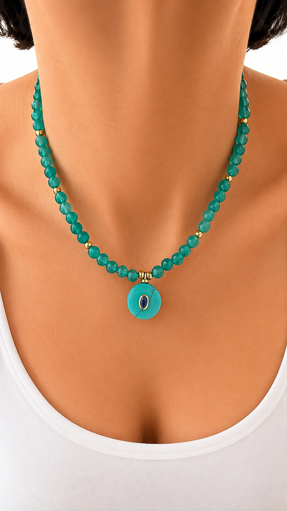 Summer Candy - Howlite Pendant