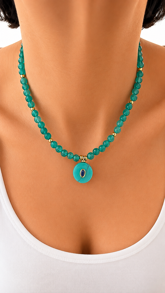 Summer Candy - Howlite Pendant