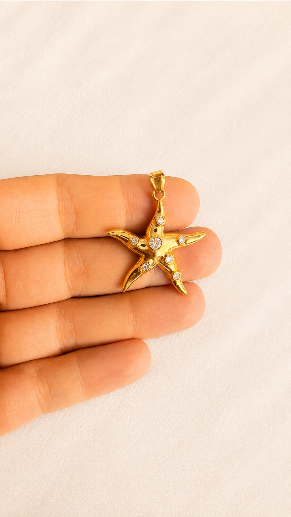 Sparkle Starfish Charm