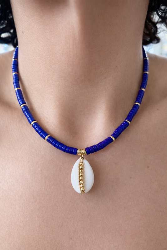 La Pared - Blue Puca Necklace